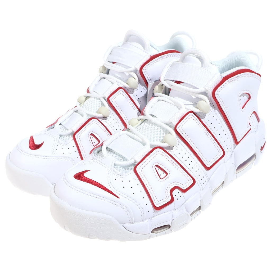 NIKE(ナイキ) AIR MORE UPTEMPO 96 WHITE VARSITY RED 921948-102 エアモアアップテンポ ハイカットスニーカー ホワイト US9/27cm