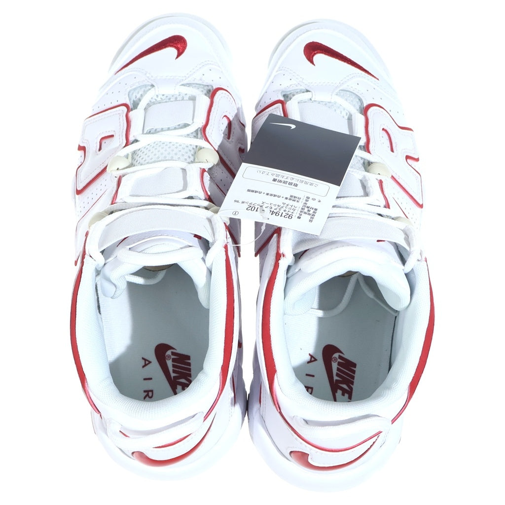 NIKE(ナイキ) AIR MORE UPTEMPO 96 WHITE VARSITY RED 921948-102 エアモアアップテンポ ハイカットスニーカー ホワイト US9/27cm