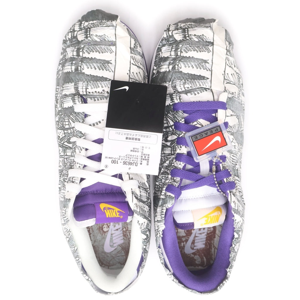 NIKE(ナイキ) WMNS DUNK LOW MADE YOU LOOK DJ4636-100 ウィメンズ ダンク ローカットスニーカー ホワイト/パープル US W10.5/27.5cm