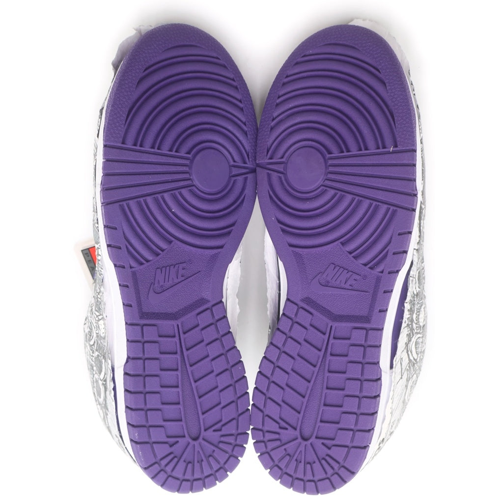 NIKE(ナイキ) WMNS DUNK LOW MADE YOU LOOK DJ4636-100 ウィメンズ ダンク ローカットスニーカー ホワイト/パープル US W10.5/27.5cm