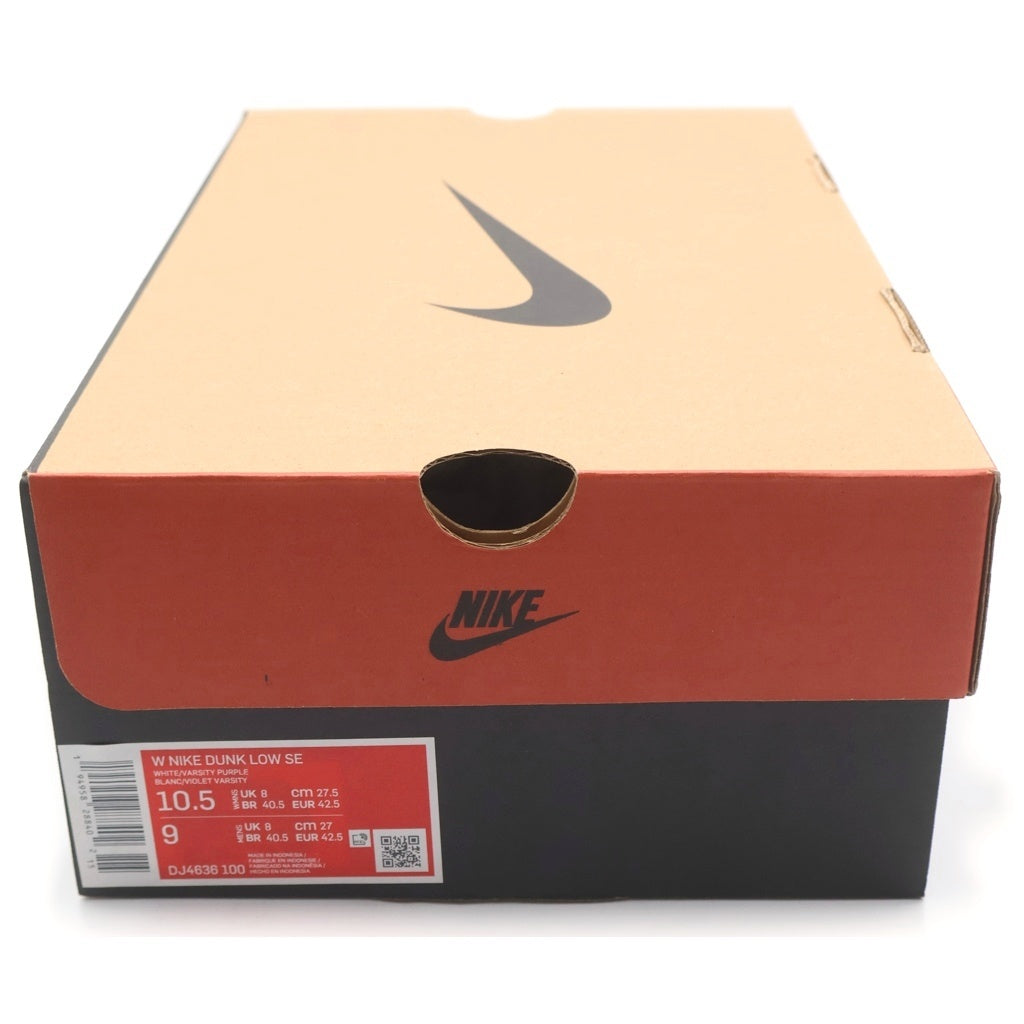 NIKE(ナイキ) WMNS DUNK LOW MADE YOU LOOK DJ4636-100 ウィメンズ ダンク ローカットスニーカー ホワイト/パープル US W10.5/27.5cm