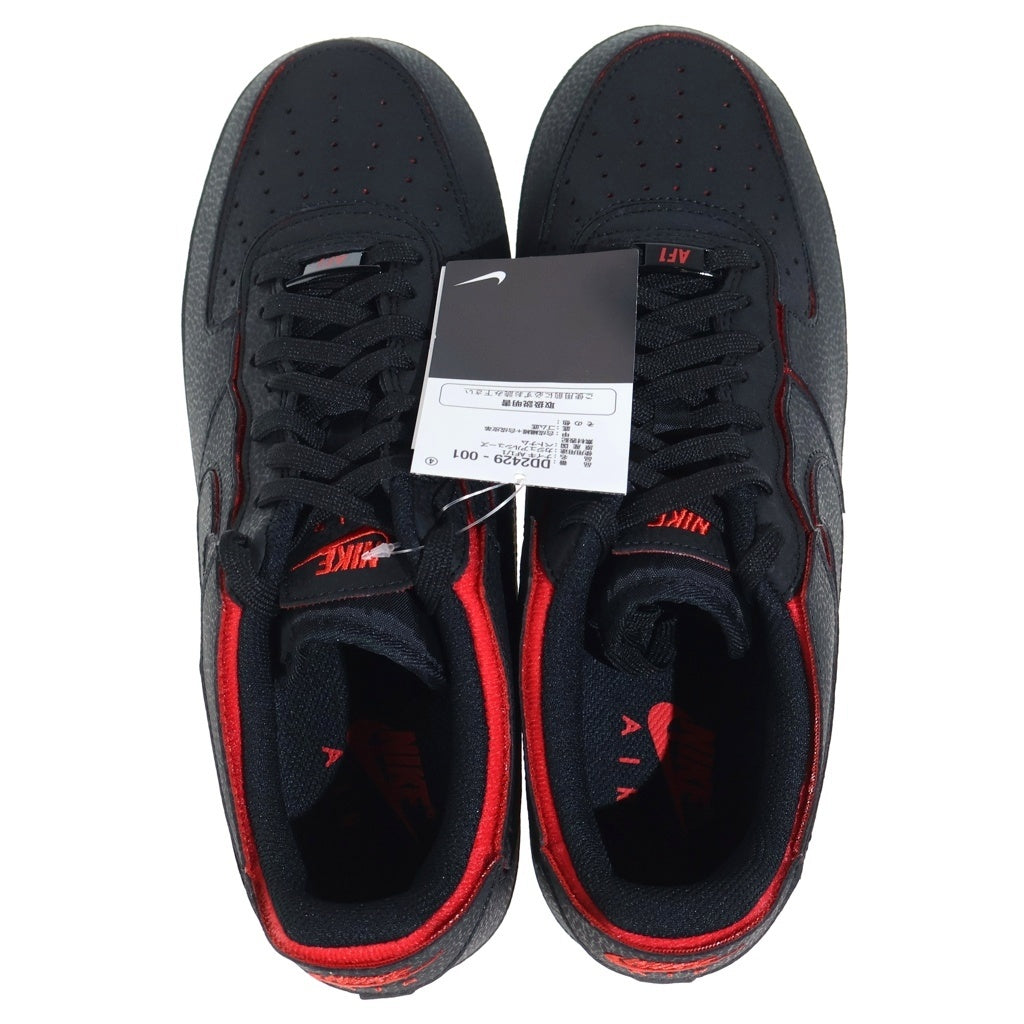 NIKE(ナイキ) AIR FORCE 1/1 CUSTOM UPTOWN DD2429-001 エアフォース カスタムアップタウン ローカットスニーカー ブラック US9/27cm