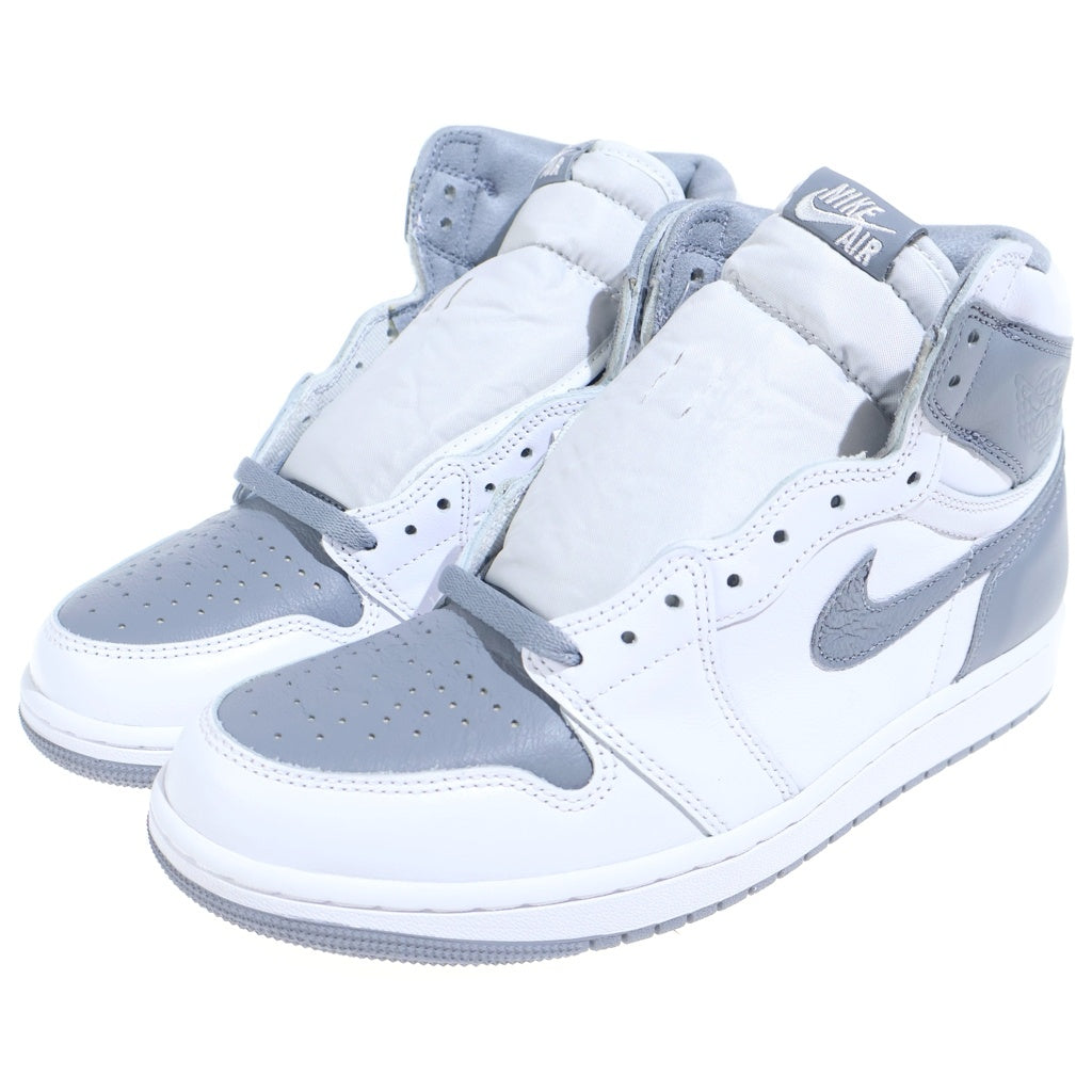NIKE(ナイキ) AIR JORDAN1 RETRO HIGH OG STEALTH 555088-037 エアジョーダン 1 ステルス ハイカットスニーカー グレー/ホワイト US9/27cm