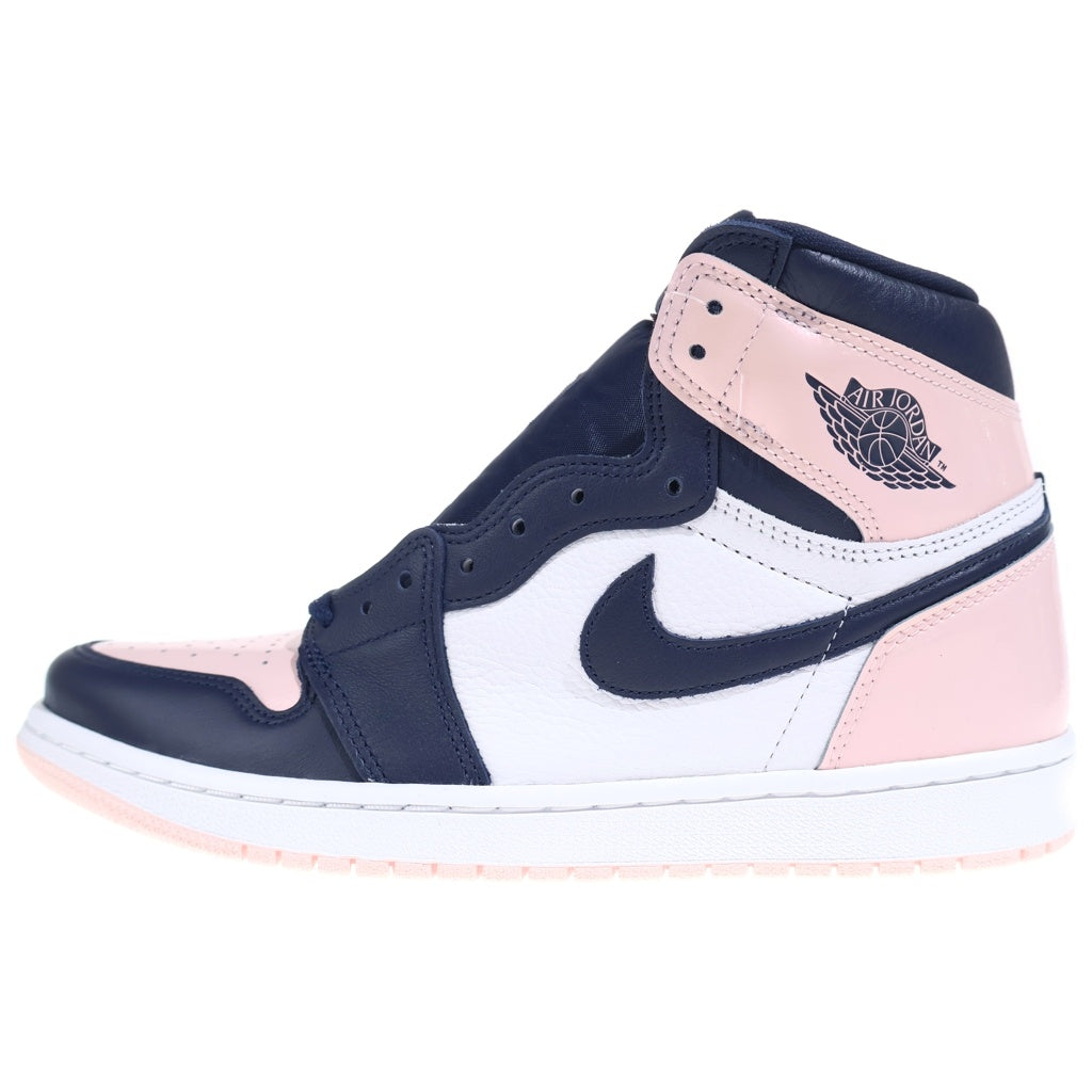 NIKE(ナイキ) WMNS AIR JORDAN 1 RETRO HIGH OG ATMOSPHERE DD9335-641 エアジョーダン 1 レトロ アトモスフィア ハイカットスニーカー ブラック/ピンク US W10.5/27.5cm