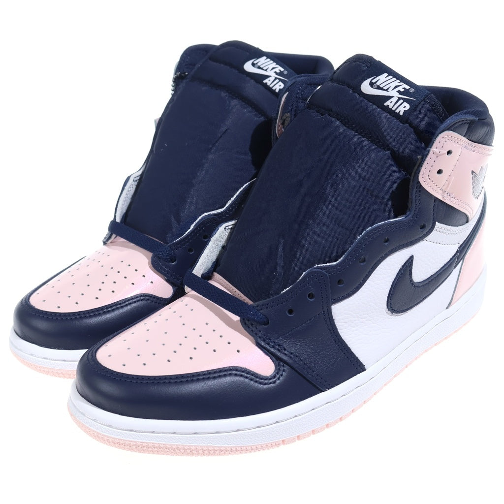 NIKE(ナイキ) WMNS AIR JORDAN 1 RETRO HIGH OG ATMOSPHERE DD9335-641 エアジョーダン 1 レトロ アトモスフィア ハイカットスニーカー ブラック/ピンク US W10.5/27.5cm