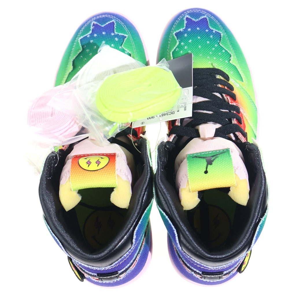 NIKE(ナイキ) ×J BALVIN NIKE AIR JORDAN 1 HIGH OG RAINBOW DC3481-900 Jバルビン エアジョーダン1 OG レインボー ハイカットスニーカー マルチ US9/27cm