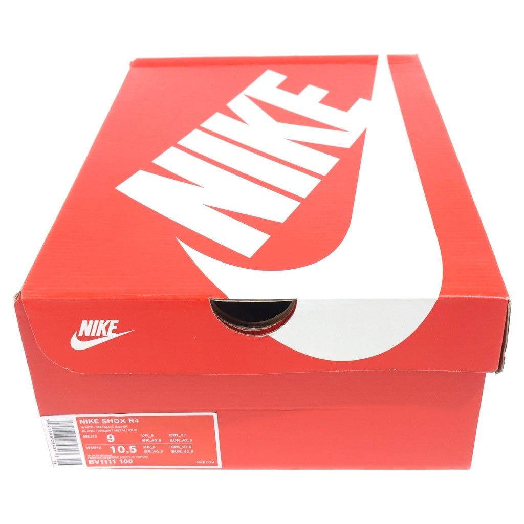 NIKE(ナイキ) SHOX R4 BV1111-100 ショックス R4 ローカットスニーカー シルバー US9/27cm