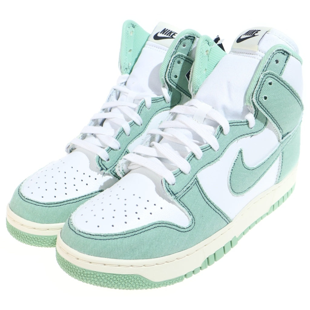 NIKE(ナイキ) WMNS DUNK HIGH 1985 ENAMEL GREEN DV1143-300 ウィメンズ ダンク ハイカットスニーカー グリーン/ホワイト US10.5/27.5cm