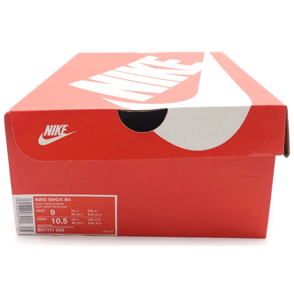 NIKE(ナイキ) SHOX R4 BV1111-008 ショックスR4 ローカットスニーカー シルバー/ブラック US9/27cm