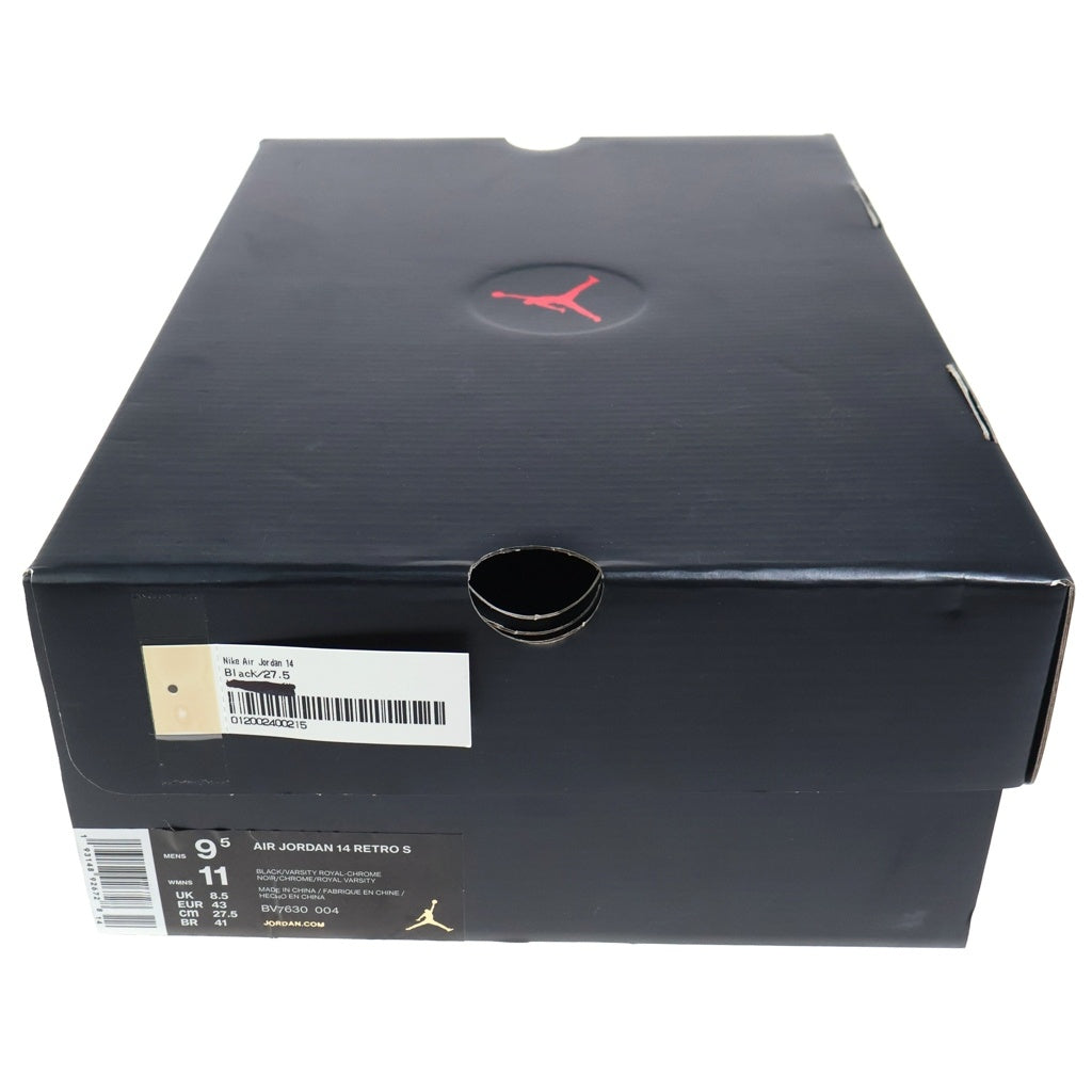 SUPREME(シュプリーム) 19SS ×NIKE AIR JORDAN 14 RETRO BV7630-004 ナイキ エアジョーダン14 ハイカットスニーカー ブラック/ブルー US9.5/27.5cm