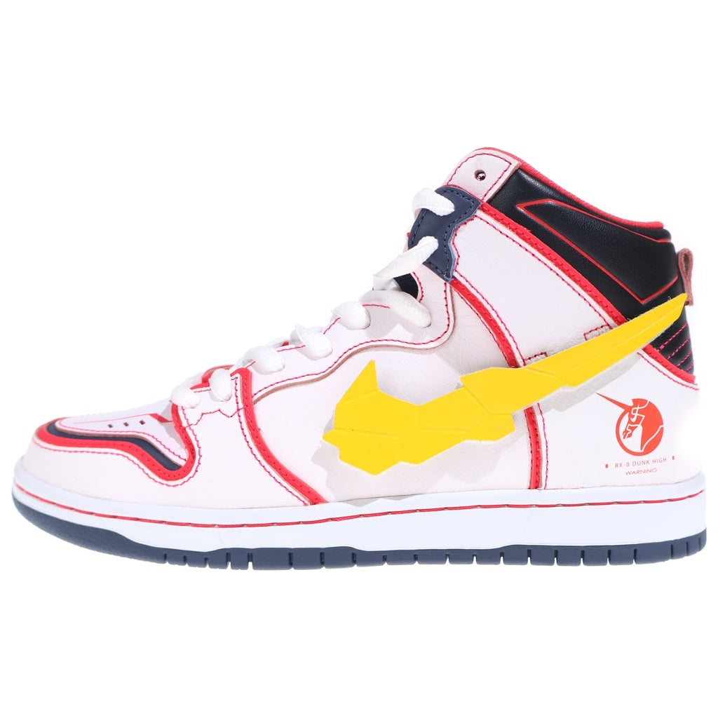 NIKE SB(ナイキエスビー) ×GUNDAM UNICORN DUNK HIGH PRO QS SB DH7717-100 ガンダムユニコーン ダンク ハイカットスニーカー マルチカラー US9/27cm