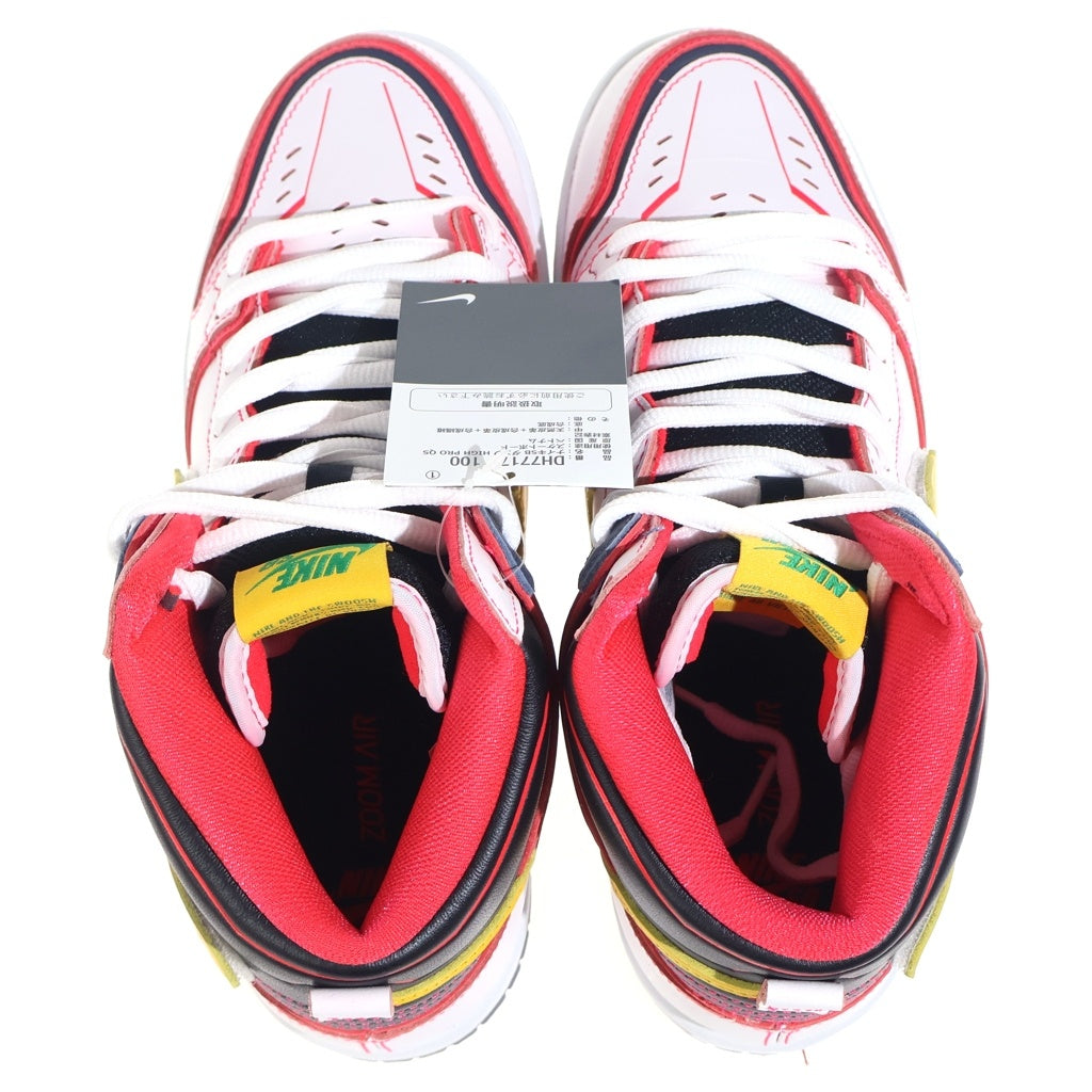 NIKE SB(ナイキエスビー) ×GUNDAM UNICORN DUNK HIGH PRO QS SB DH7717-100 ガンダムユニコーン ダンク ハイカットスニーカー マルチカラー US9/27cm