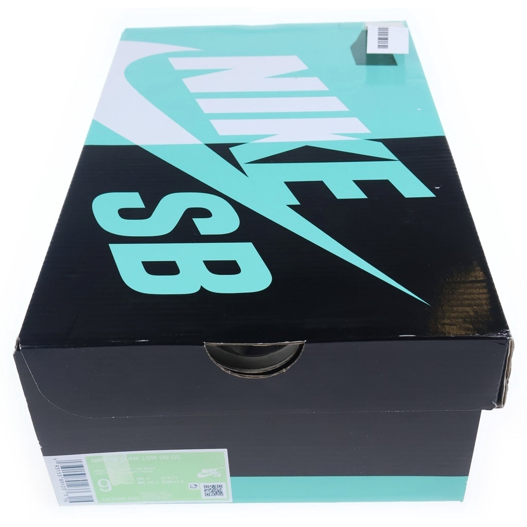 SUPREME(シュプリーム) 19AW ×NIKE SB DUNK LOW OG QS CK3480-600 ナイキエスビー ダンク ローカットスニーカー ホワイト/メタリックレッド US9/27cm