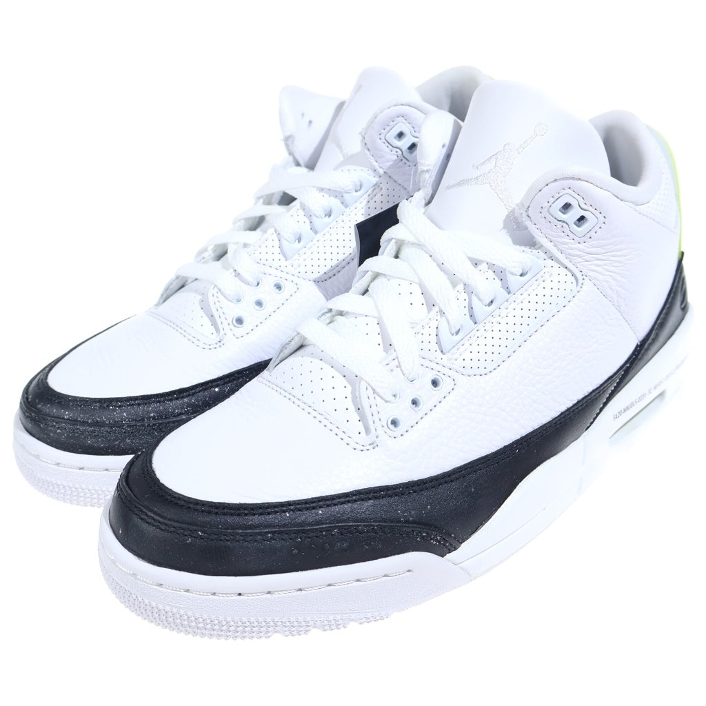 NIKE(ナイキ) ×FRAGMENT DESIGN AIR JORDAN3 RETRO SP DA3595-100 フラグメントデザイン エアジョーダン3 ミッドカットスニーカー ホワイト/ブラック US9/27cm