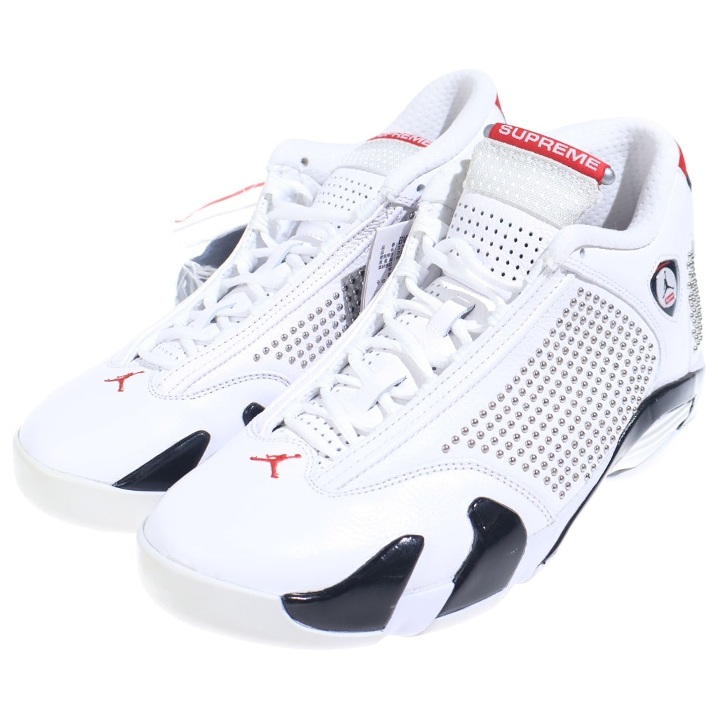 SUPREME(シュプリーム) 19SS ×NIKE AIR JORDAN 14 RETRO BV7630-106 シュプリーム エアジョーダン14 ハイカットスニーカー ホワイト US9/27.0cm
