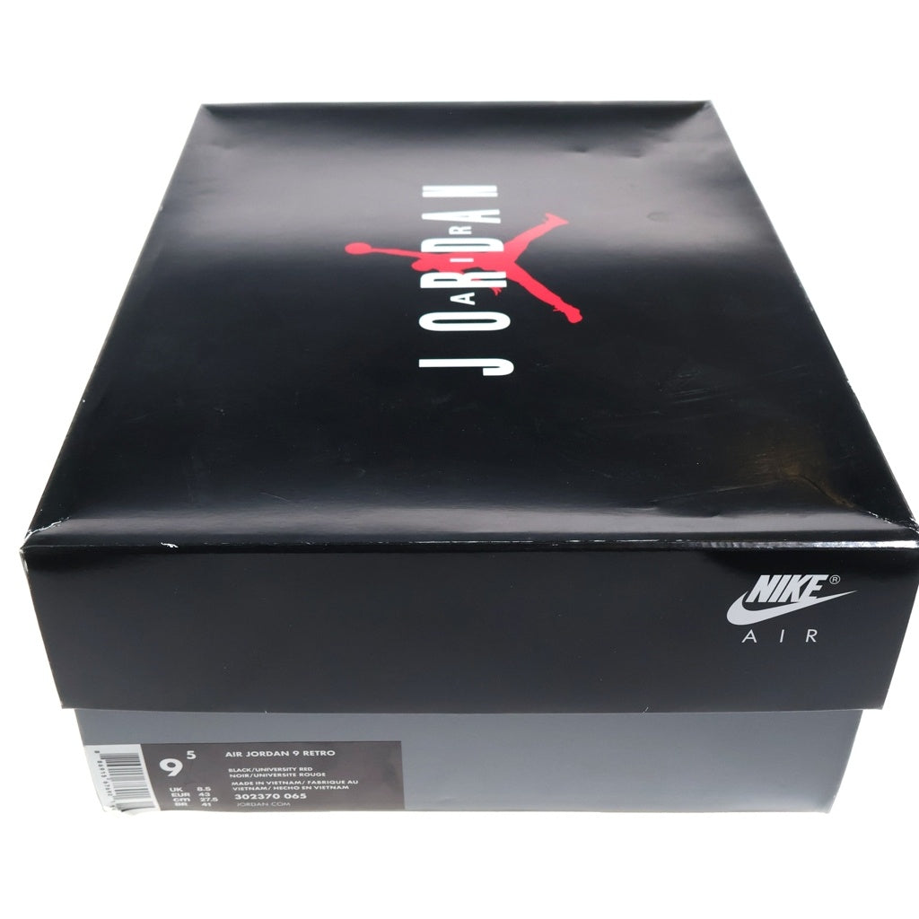 NIKE(ナイキ) AIR JORDAN 9 RETRO DREAM IT DO IT 302370-065 エアジョーダン9 ハイカットスニーカー ブラック US9/27cm