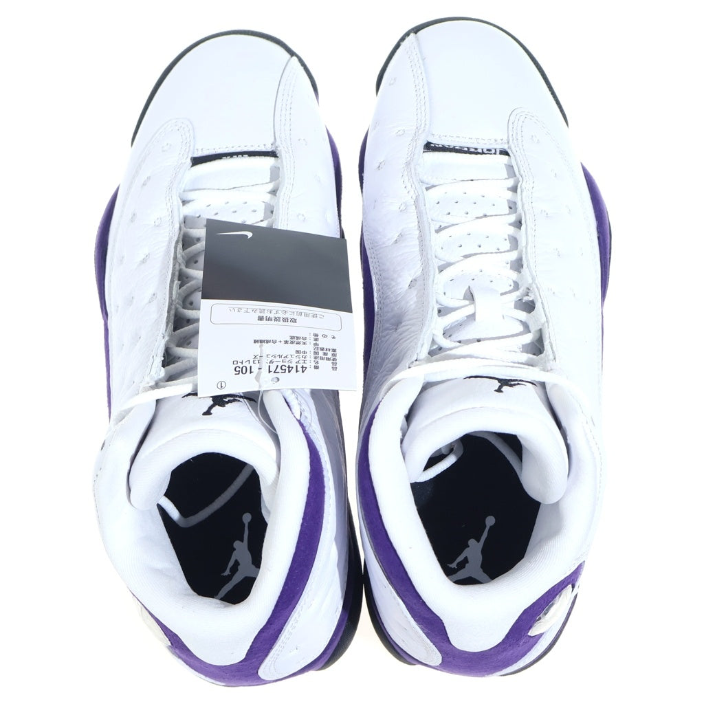 NIKE(ナイキ) AIR JORDAN 13 RETRO LAKERS 414571-105 エアジョーダン13 レトロ レイカーズ ハイカットスニーカー ホワイト/パープル US8.5/26.5cm
