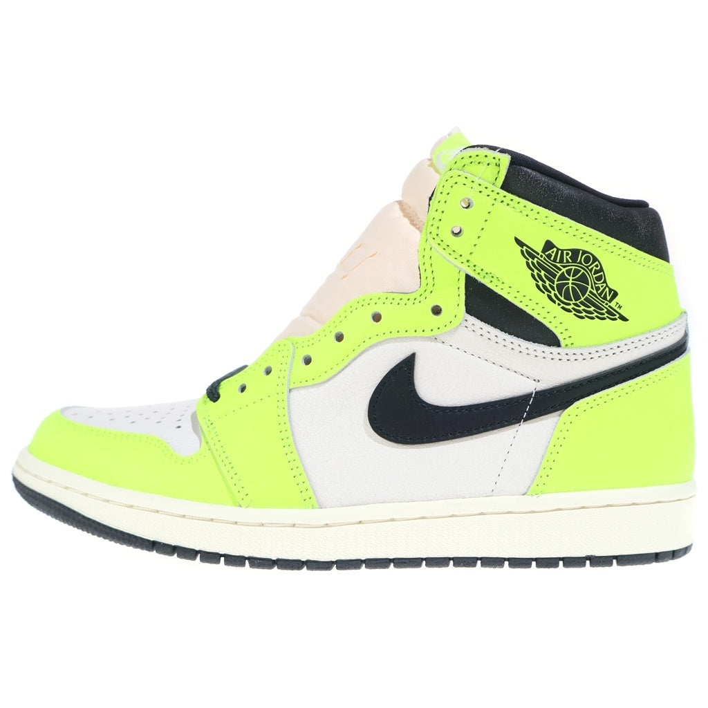 NIKE(ナイキ) AIR JORDAN 1 RETRO HIGH OG VOLT VISIONAIRE 555088-702 エアジョーダン1 レトロ ボルト ヴィジョネア ハイカットスニーカー イエロー/ホワイト US9/27cm