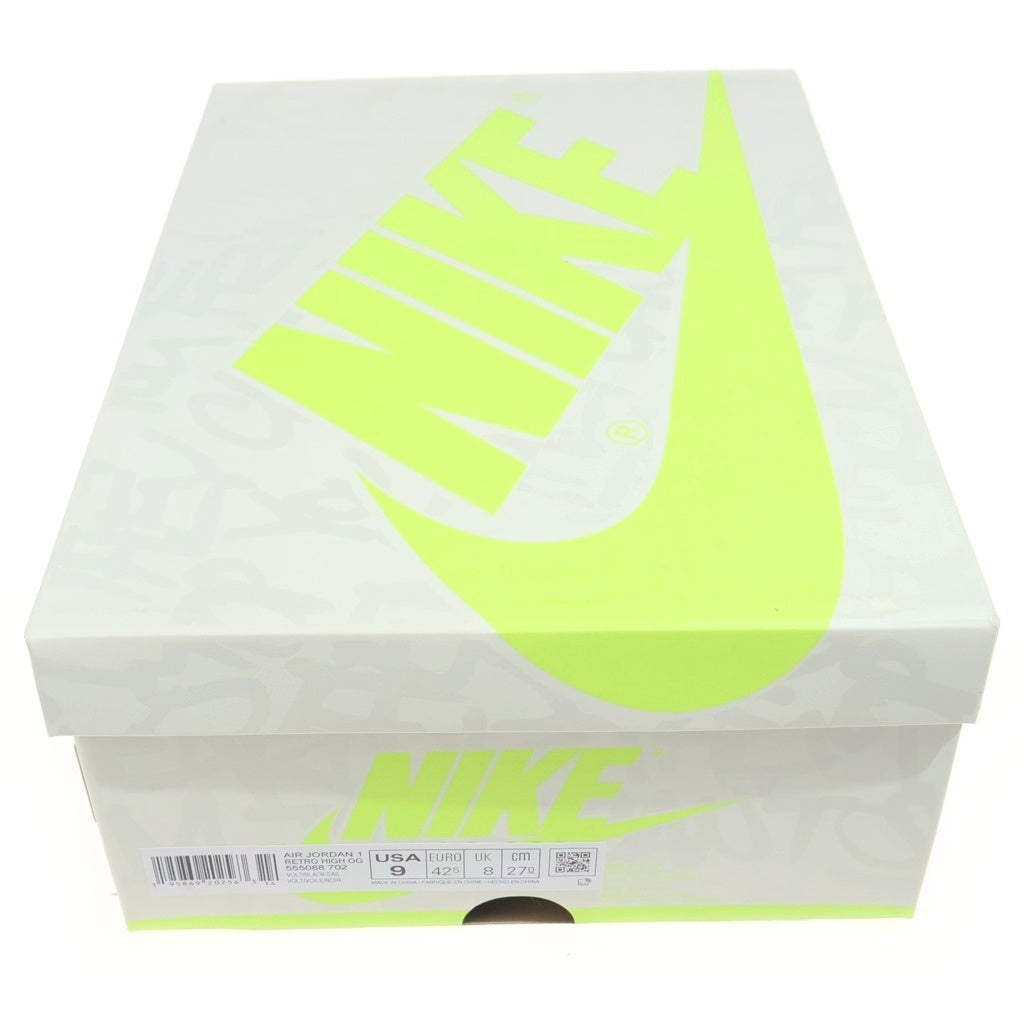 NIKE(ナイキ) AIR JORDAN 1 RETRO HIGH OG VOLT VISIONAIRE 555088-702 エアジョーダン1 レトロ ボルト ヴィジョネア ハイカットスニーカー イエロー/ホワイト US9/27cm