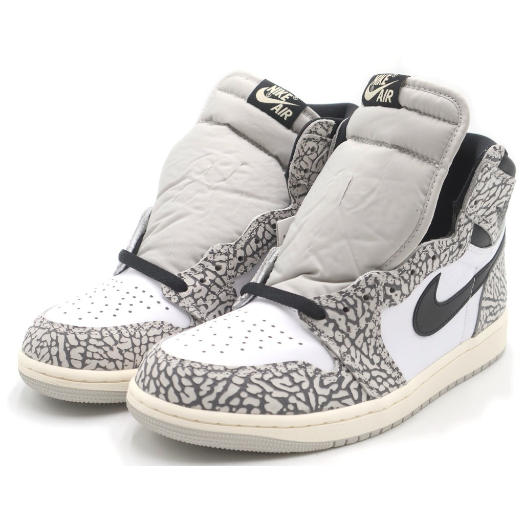 NIKE(ナイキ) AIR JORDAN 1 RETRO HIGH OG WHITE CEMENT ELEPHANT DZ5485-052 エアジョーダン1 ホワイトセメント ハイカットスニーカー ホワイト/グレー US9/27cm