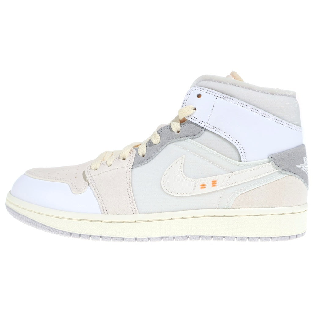 NIKE(ナイキ) AIR JORDAN 1 MID INSIDE OUT DM9652-100 エアジョーダン1 インサイドアウト ミッドカットスニーカー ホワイト/グレー US9/27cm