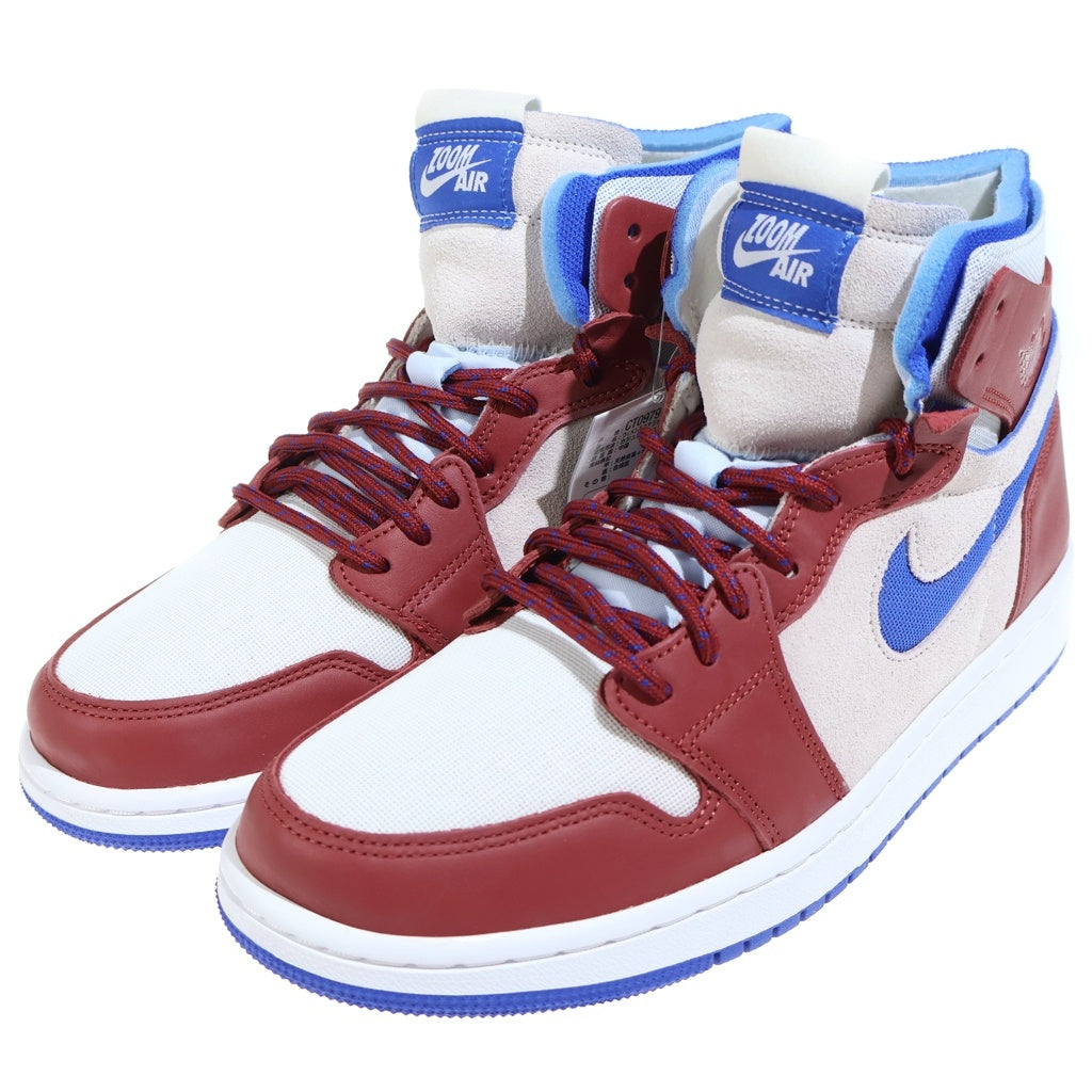 NIKE(ナイキ) WMNS AIR JORDAN 1 ZOOM AIR CRFT CT0979-104 ウィメンズ エアジョーダン1 ズームクラフト ハイカットスニーカー ホワイト/ブラウン US W10/27cm