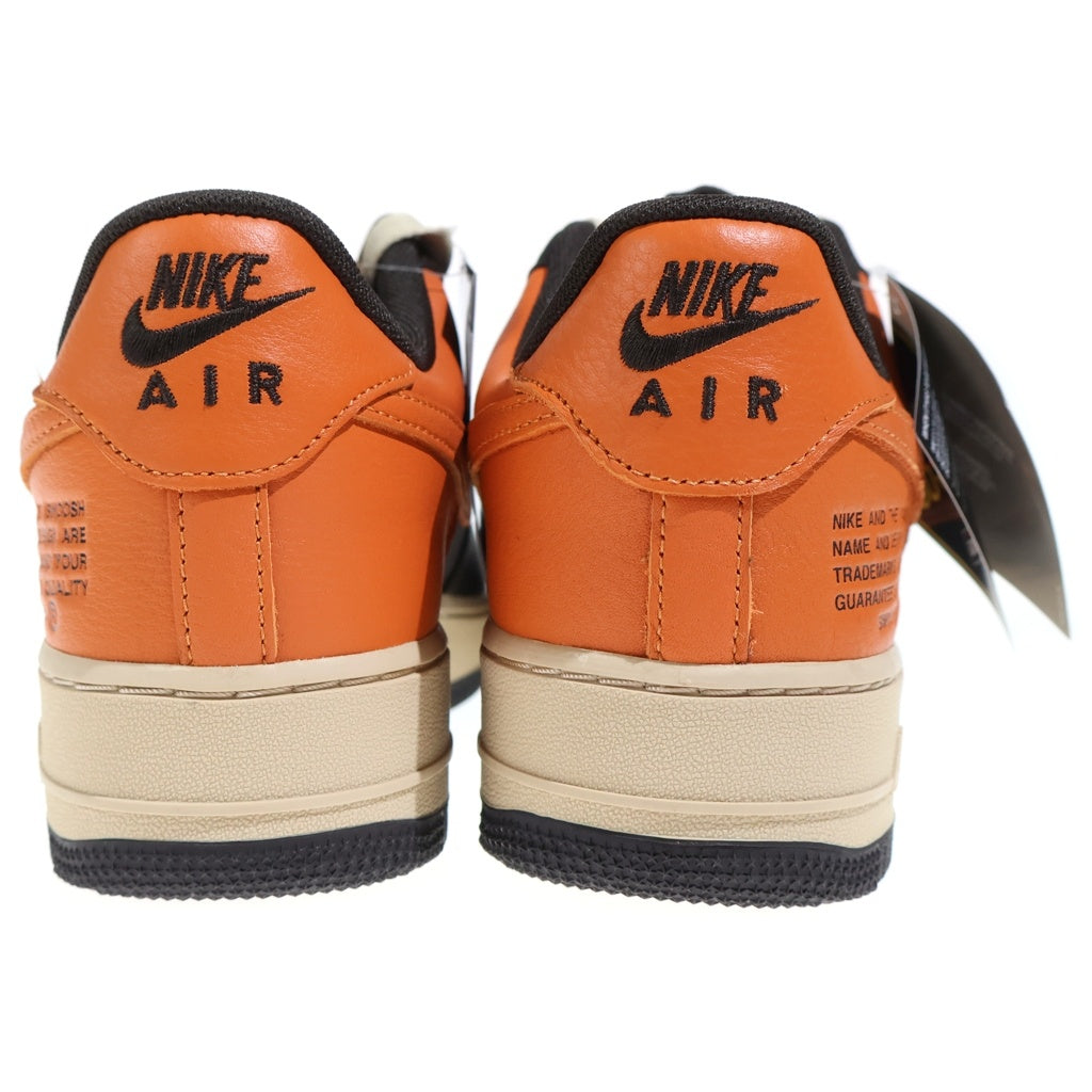 NIKE(ナイキ) AIR FORCE 1 LOW GORE-TEX DO2760-220 エアフォース1 ゴアテックス ローカットスニーカー ブラック/オレンジ US9/27cm