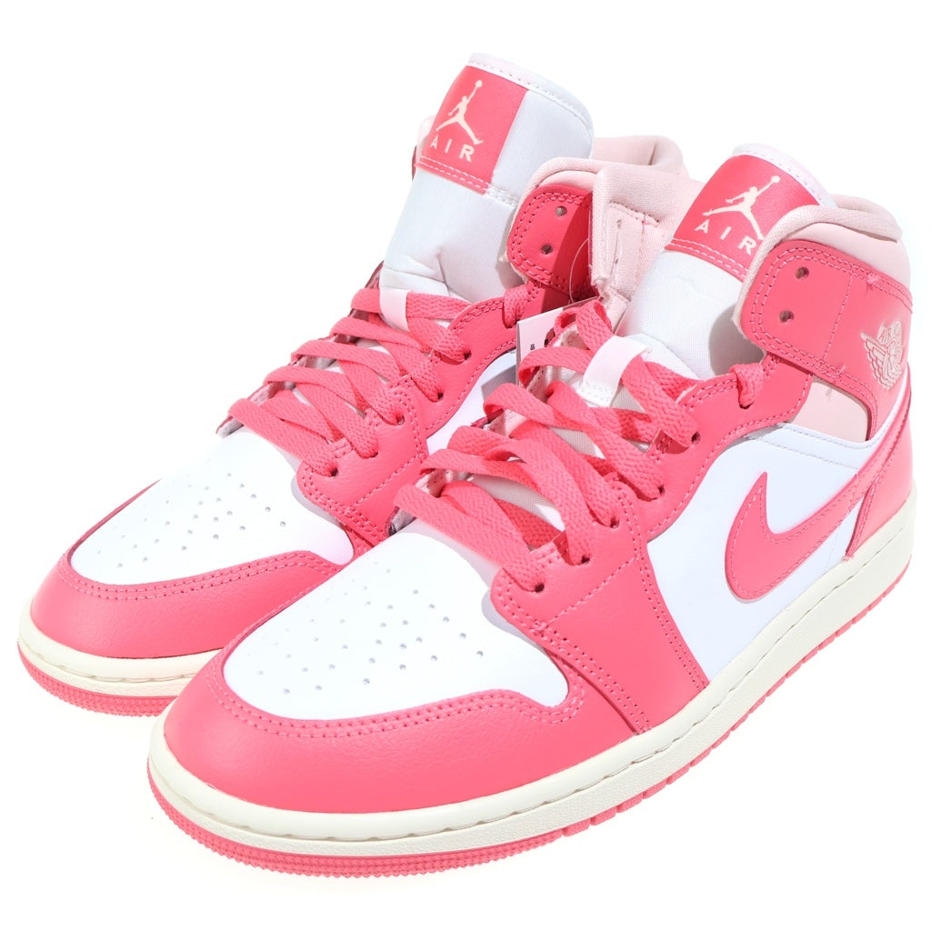 NIKE(ナイキ) WMNS AIR JORDAN 1 MID Strawberries and Cream BQ6472-186 ウィメンズ エアジョーダン1 ミッド ストロベリーアンドクリーム ミドルカットスニーカー US10/27cm