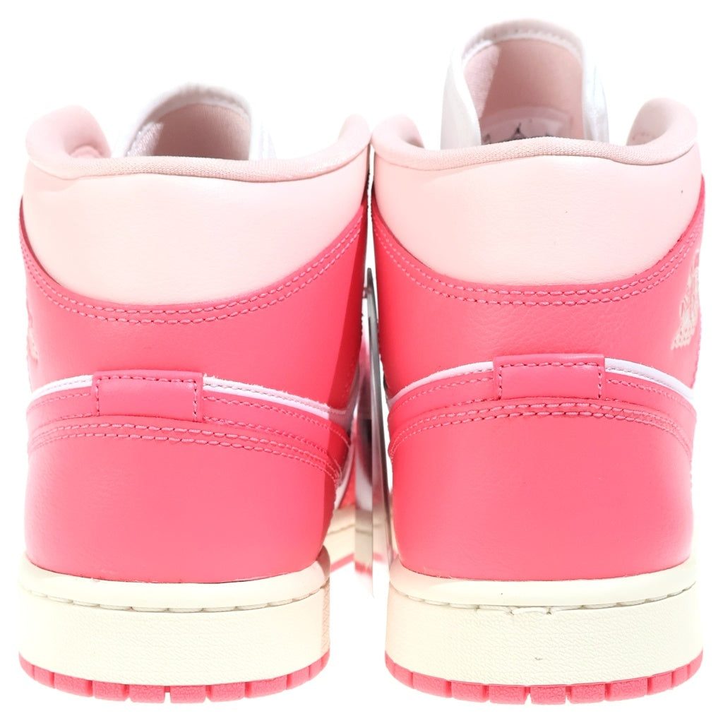 NIKE(ナイキ) WMNS AIR JORDAN 1 MID Strawberries and Cream BQ6472-186 ウィメンズ エアジョーダン1 ミッド ストロベリーアンドクリーム ミドルカットスニーカー US10/27cm