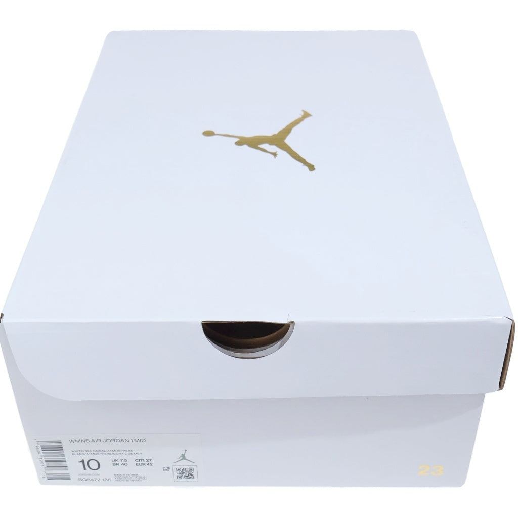NIKE(ナイキ) WMNS AIR JORDAN 1 MID Strawberries and Cream BQ6472-186 ウィメンズ エアジョーダン1 ミッド ストロベリーアンドクリーム ミドルカットスニーカー US10/27cm