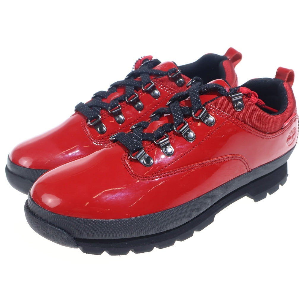 SUPREME(シュプリーム) 20SS ×Timberland Patent Leather Euro Hiker Low ティンバーランド パテントレザー ユーロハイカー ローカットスニーカーシューズ レッド US9/27cm