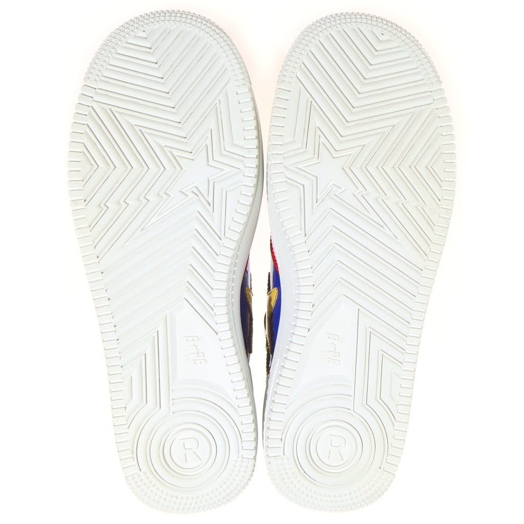 A BATHING APE(アベイシングエイプ) Bapestar Mid ベイプスター ミドルカットスニーカーシューズ レッド US9/27cm 1G30191004