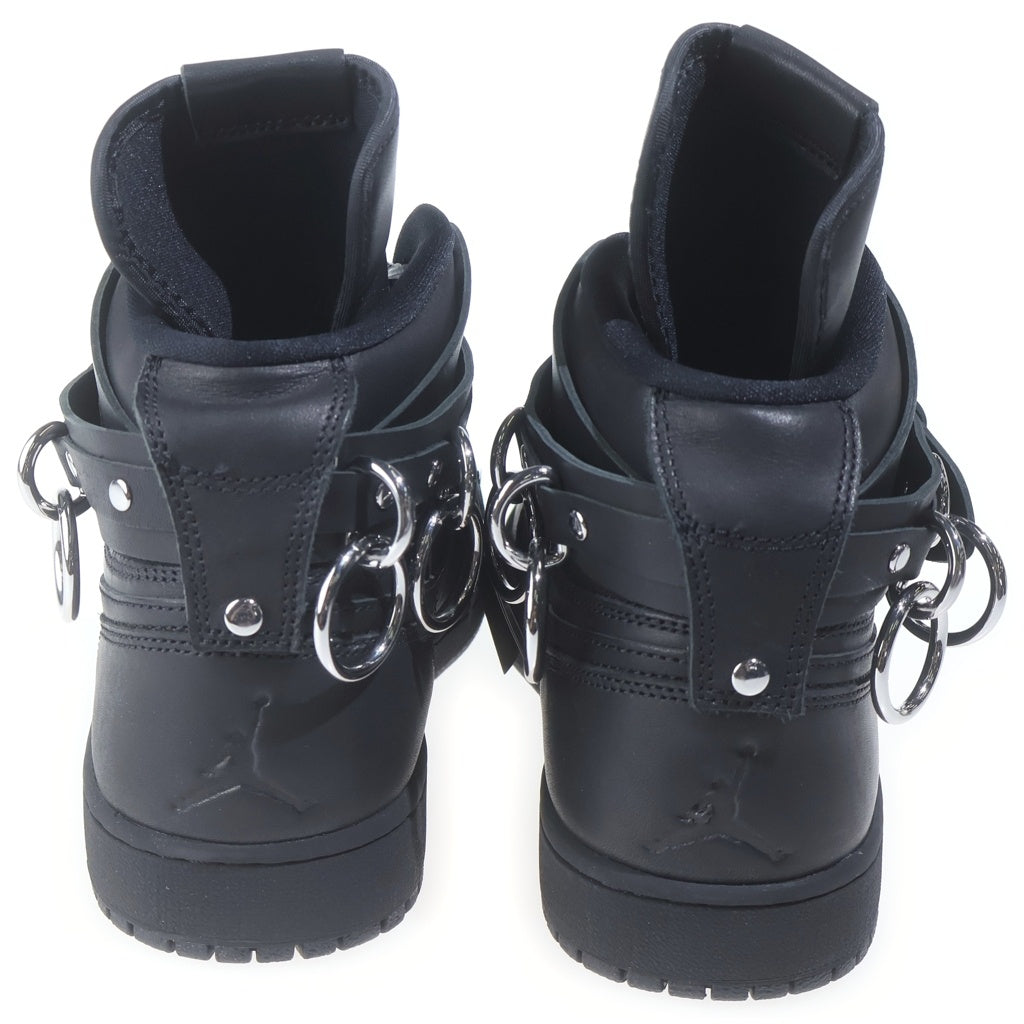 NIKE(ナイキ) ×COMME des GARCONS AIR JORDAN1 HI STRAP SP-C CN5738-001 コムデギャルソン エアジョーダン1 ストラップ ハイカットスニーカー ブラック US9/27cm
