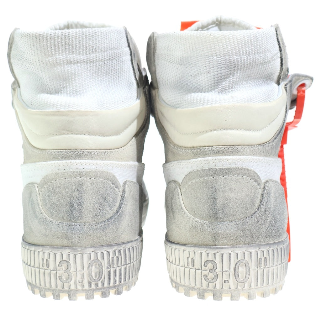 OFF-WHITE(オフホワイト) 3.0 OFF COURT HIGH TOP オフコート ハイトップ スニーカーシューズ ホワイト OMIA065E198000020200