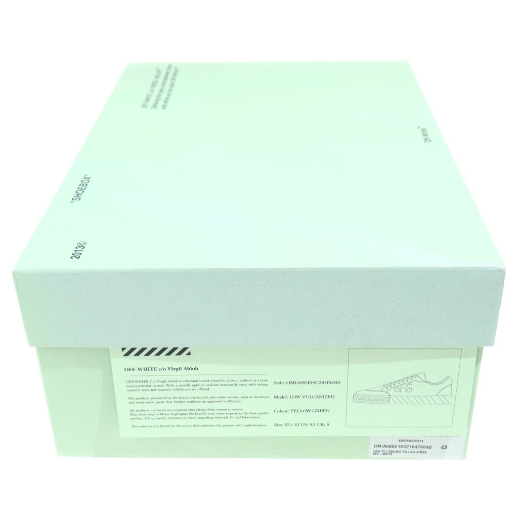 OFF-WHITE(オフホワイト) LOW TOP SNEAKER ロートップ スニーカー ブラック OMIA085E19C210476040
