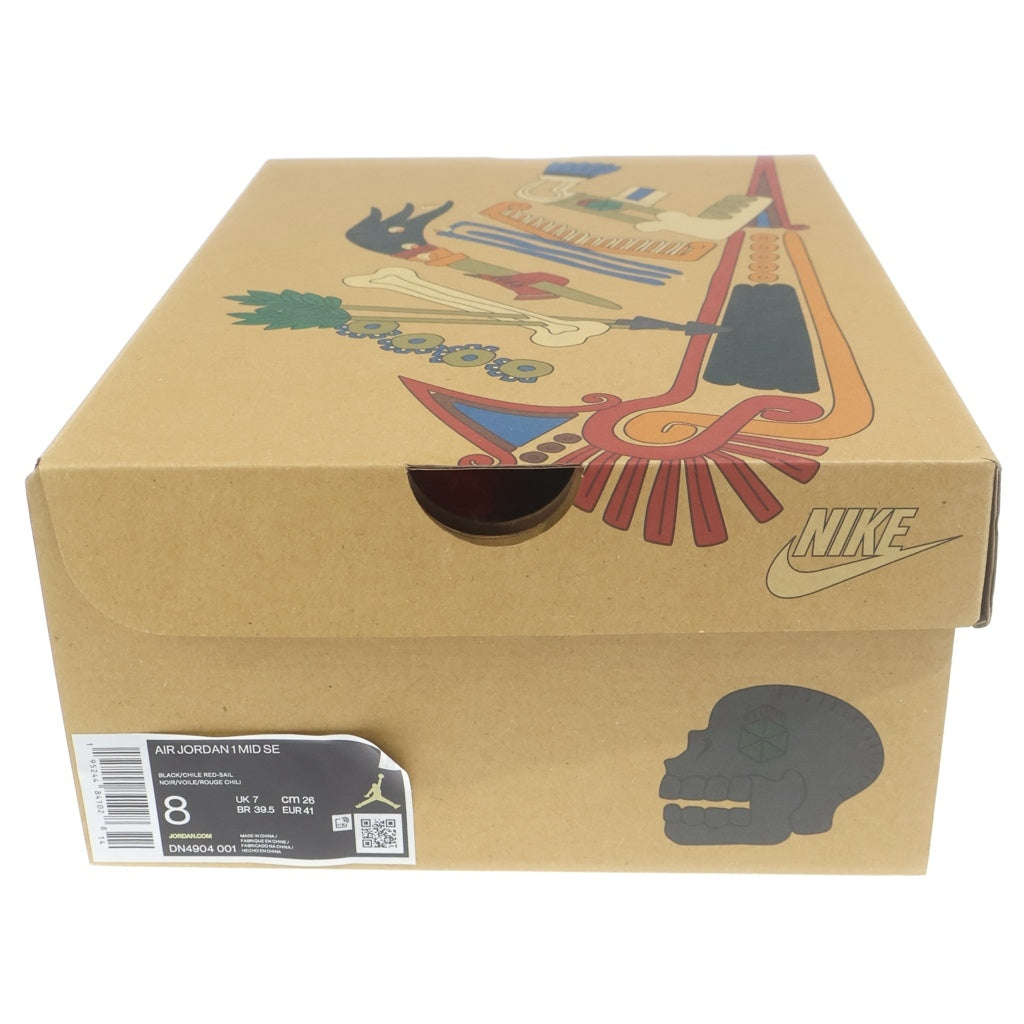 NIKE(ナイキ) AIR JORDAN 1 MID SE DN4904-001 エアジョーダン1 ミッドミッドカットスニーカー ブラック US8/26cm