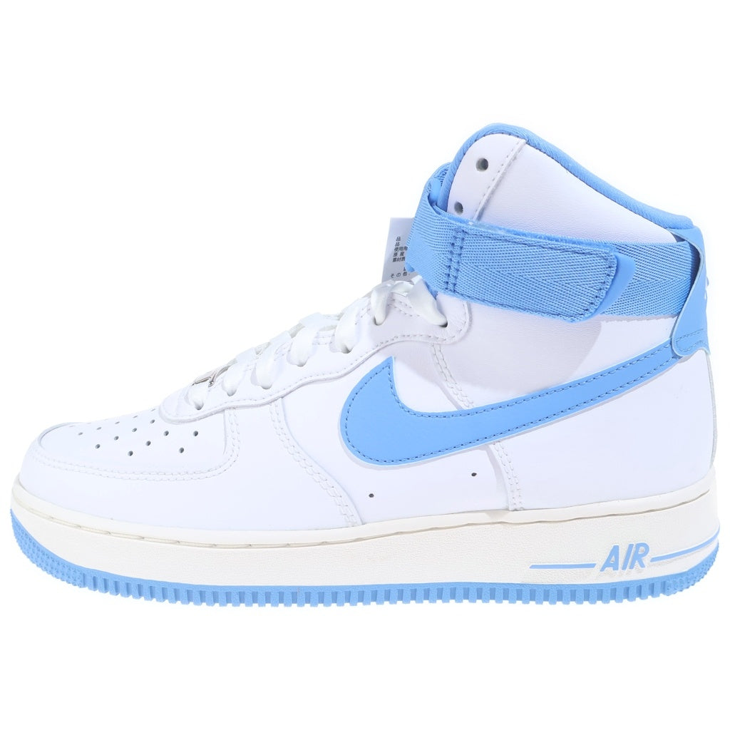 NIKE(ナイキ) WMNS AIR FORCE 1 HIGH OG QS DX3805-100 ウィメンズ エアフォース1 ハイカットスニーカー ホワイト/ライトブルー US W9/26cm レディース