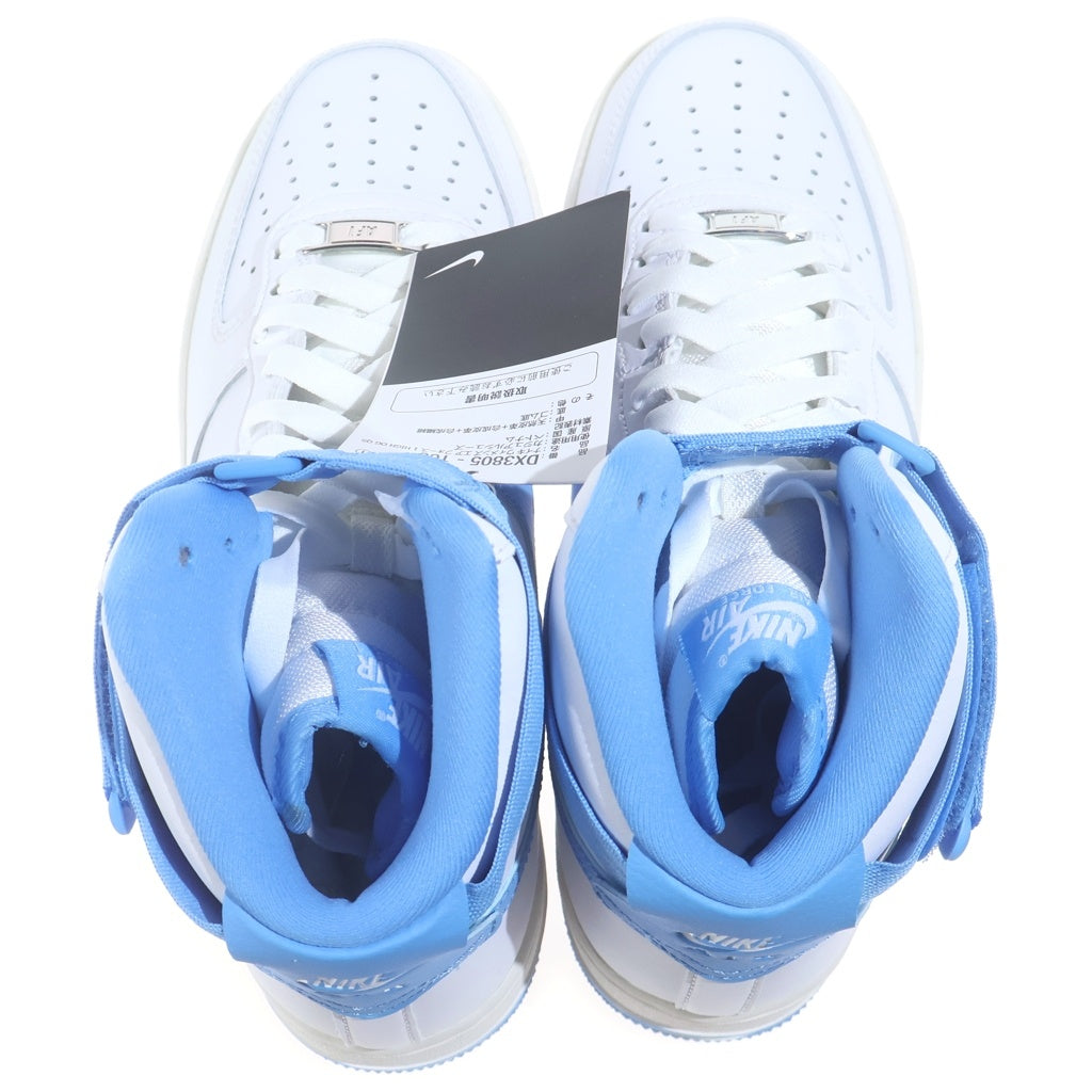 NIKE(ナイキ) WMNS AIR FORCE 1 HIGH OG QS DX3805-100 ウィメンズ エアフォース1 ハイカットスニーカー ホワイト/ライトブルー US W9/26cm レディース