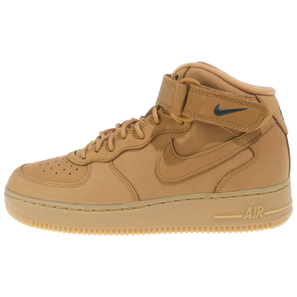 NIKE(ナイキ) AIR FORCE 1 07 MID FLAX 715889-200 エアフォース1 ミッドカットスニーカー ベージュ US7.5/25.5cm