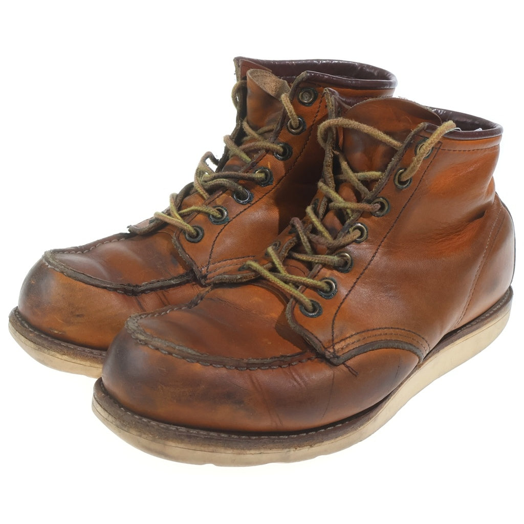 RED WING(レッド ウイング) アイリッシュセッター モックトゥレザーシューズ ブラウン 刺繍羽タグ
