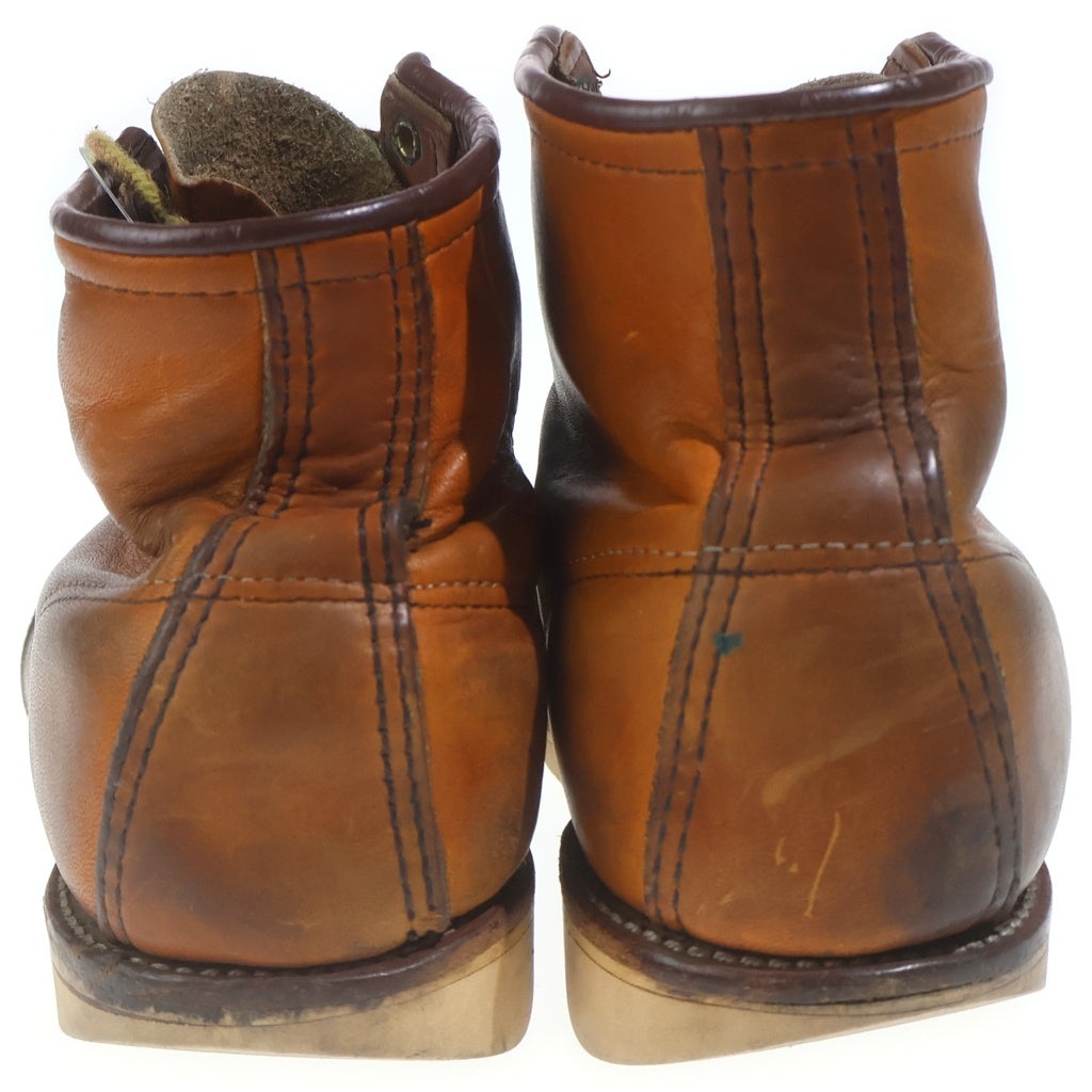 RED WING(レッド ウイング) アイリッシュセッター モックトゥレザーシューズ ブラウン 刺繍羽タグ