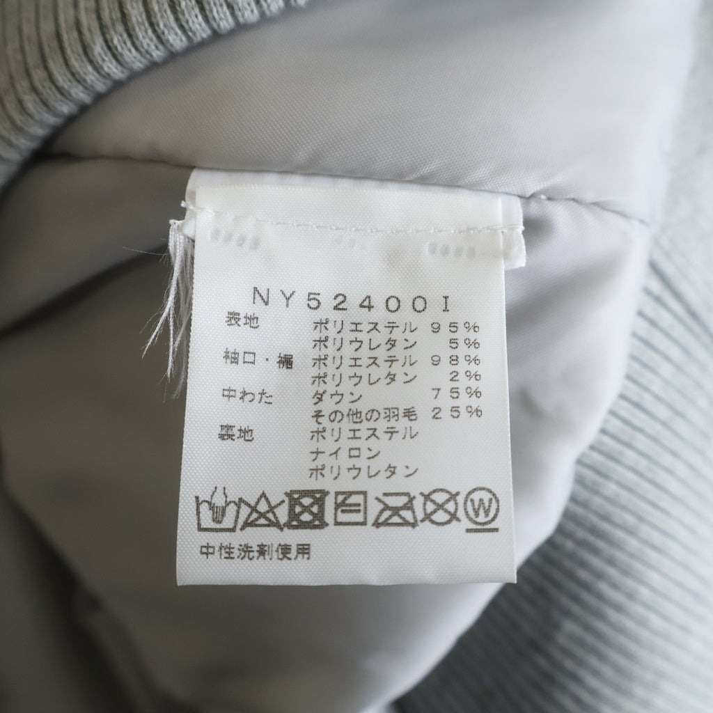 SUPREME(シュプリーム) 24AW ×THE NORTH FACE Down Filled Zip Up Hooded Sweatshirt ザノースフェイス ダウンフィルド スウェットフーデッドジャケット グレー NY52400I