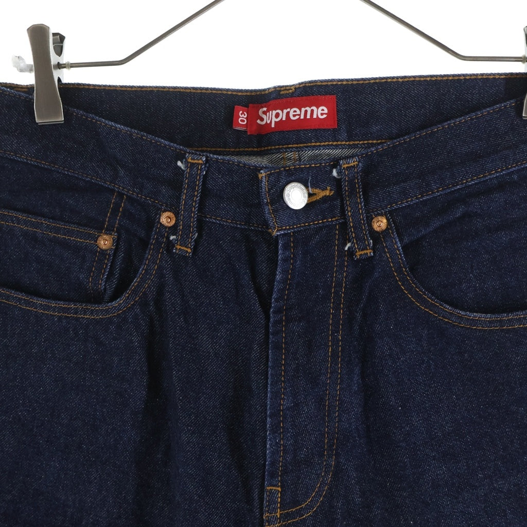 SUPREME(シュプリーム) 24SS Rigid Baggy Selvedge Denim Short リジッドデニム バギーショーツ ハーフパンツ インディゴ
