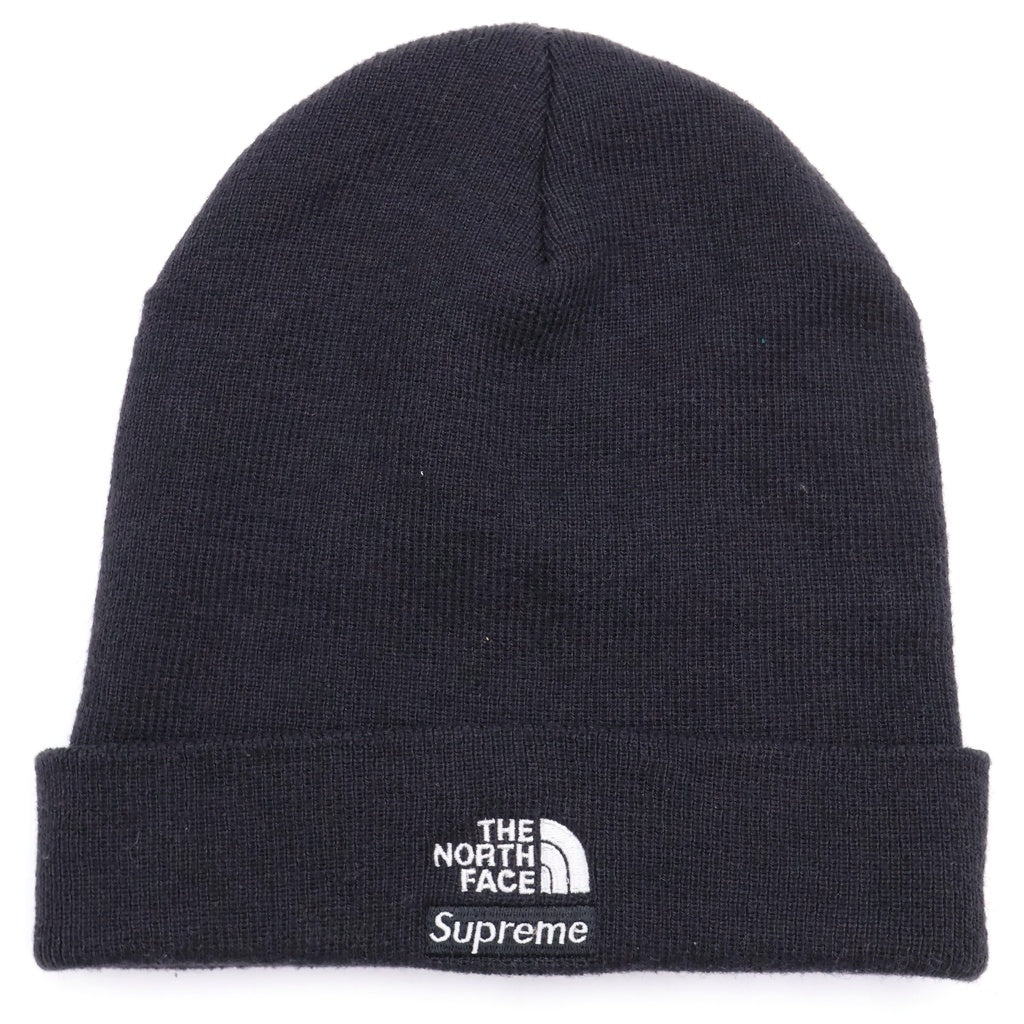 SUPREME(シュプリーム) 24AW ×THE NORTH FACE TNF Beanie ザノースフェイス 刺繍ロゴ ビーニー ニットキャップ ブラック
