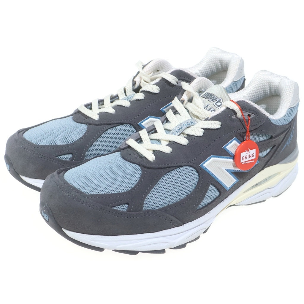 New Balance(ニューバランス) ×KITH M990KS3 キス スエード/メッシュ ローカットスニーカー ネイビー US11/29cm