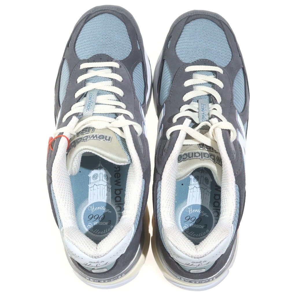 New Balance(ニューバランス) ×KITH M990KS3 キス スエード/メッシュ ローカットスニーカー ネイビー US11/29cm