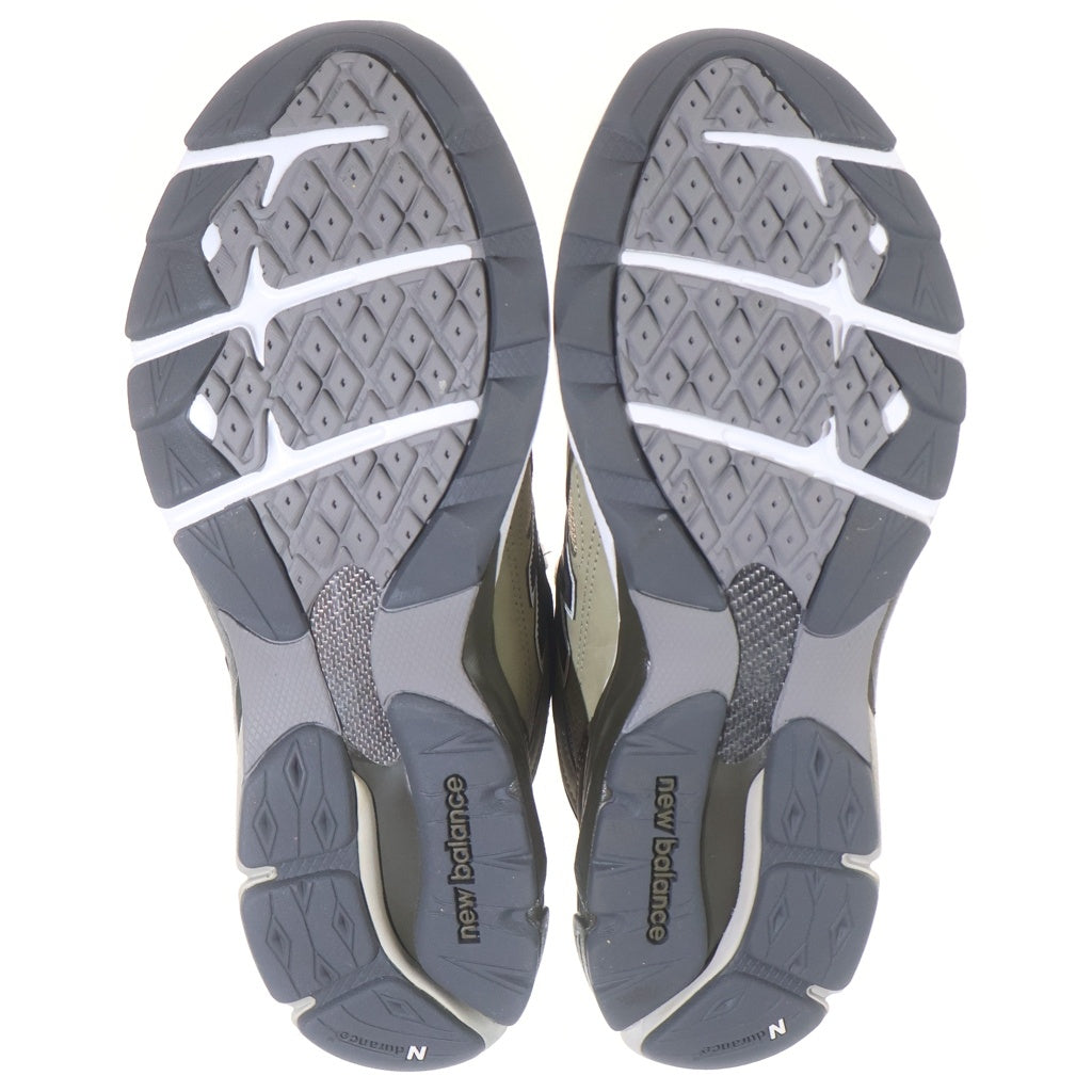 New Balance(ニューバランス) 990V3 スウェード/メッシュ ローカットスニーカー カーキ/オレンジ/パープル US10.5/28.5cm M990BT3