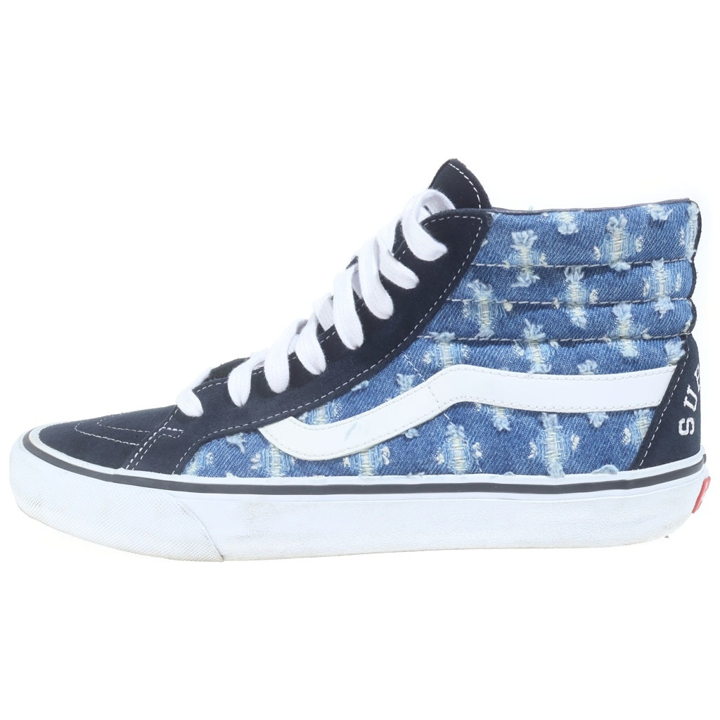 SUPREME(シュプリーム) 20SS ×VANS SK8-HI PRO Hole Punch Denim ヴァンズ スケーター デニム ハイカットスニーカー ブラック/インディゴ US11/29cm 721454