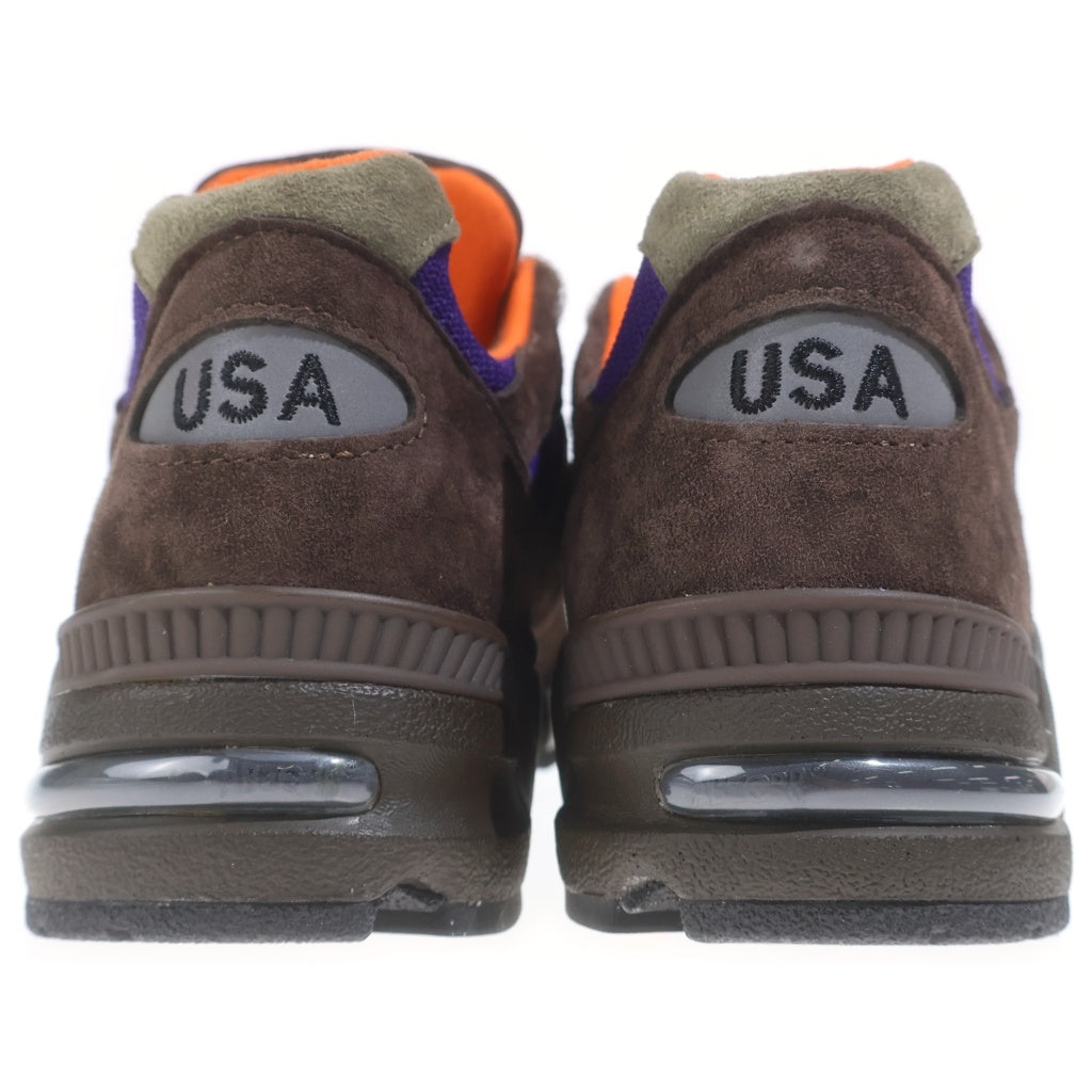 New Balance(ニューバランス) 990V2 スウェード/メッシュ ローカットスニーカー ブラウン/パープル/オレンジ US11/29cm M990BR2