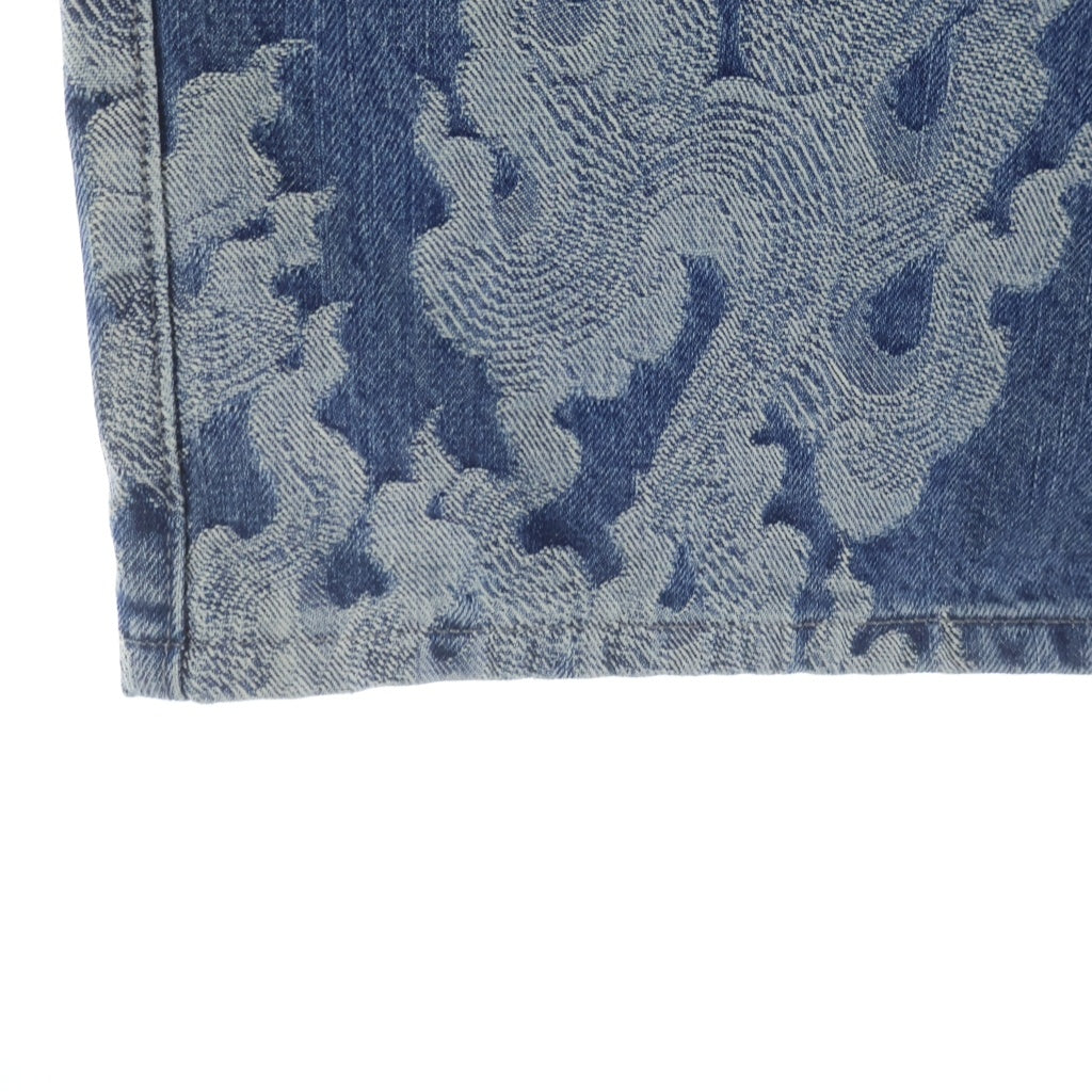 SUPREME(シュプリーム) 23SS Flames Jacquard Baggy Denim Short フレイム ジャガードロゴ デニムバギーショーツ ハーフパンツ インディゴ